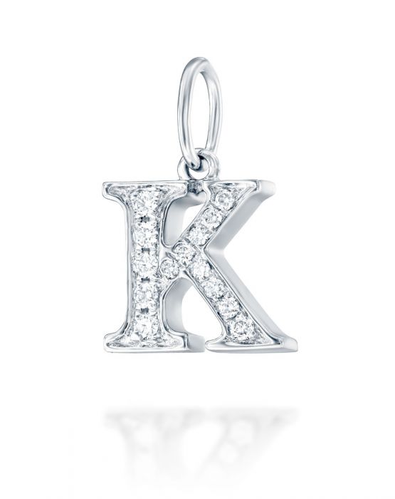 Designer Style Sterling Silver Initial Necklace | Eve's Addiction