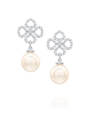 Violetto White Pearl & Diamonds 