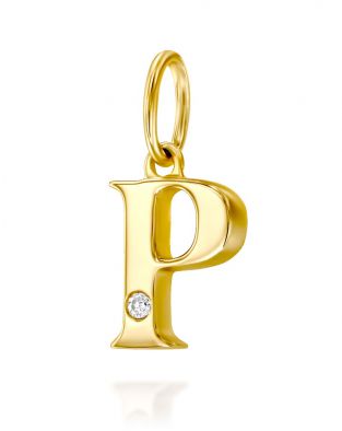 Letter P Mini Pendant