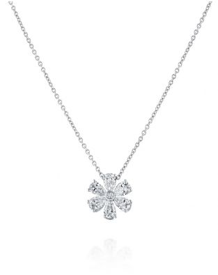 שרשרת פרח יהלומים