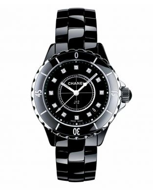 Chanel J12 39mm Titanium Ceramic Grey Dial Automatic Ladies Watch H4185   Chronostore