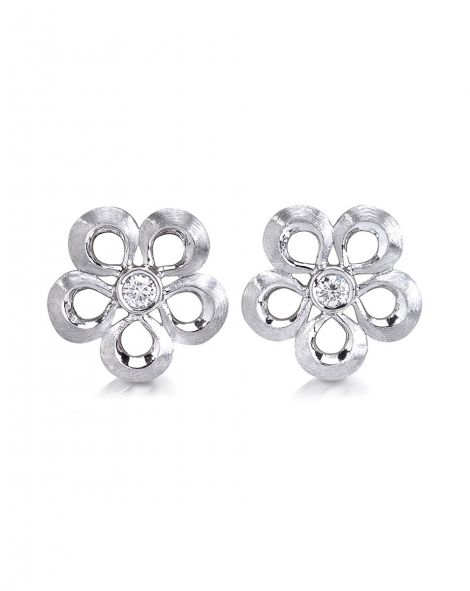 Violetto 5 Leaves Stud Earrings