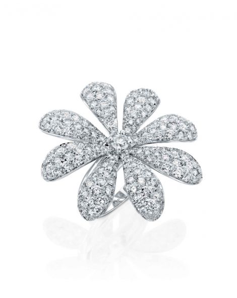 Flower Diamond Ring