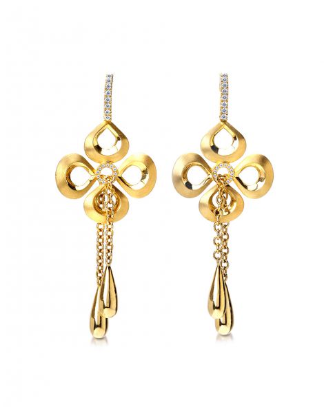 Violetto Tie Earrings