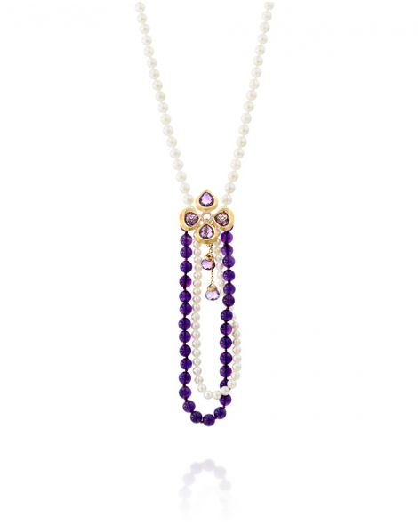 Violetto By Color Pearls Necklace