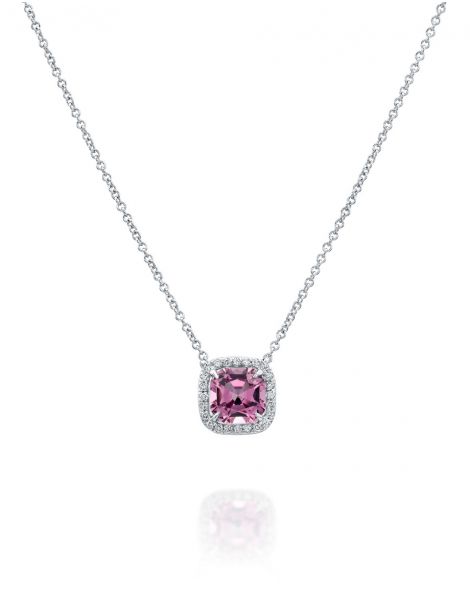 Pink Spinel Necklace