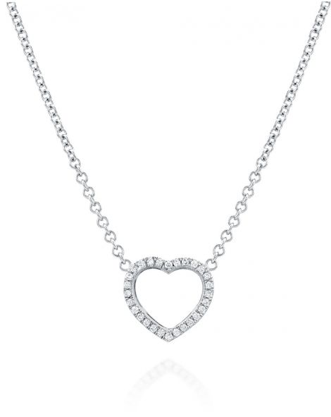 Diamonds Heart Necklace
