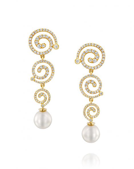 Nautilus Pearl Earrings