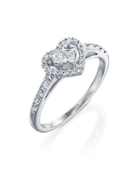 Lady Heart Diamonds Ring