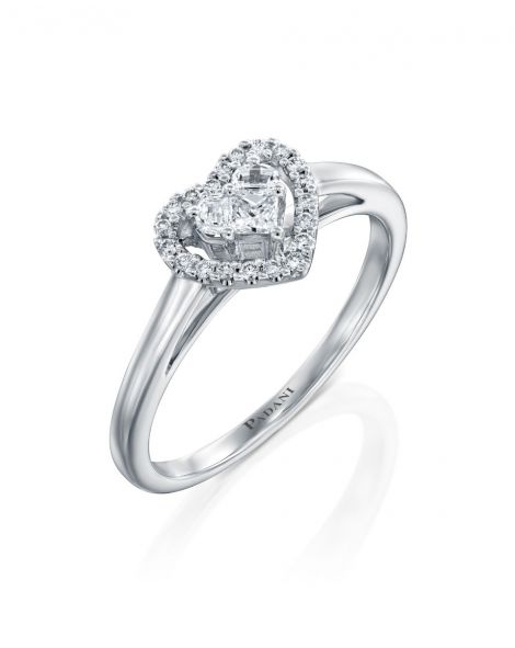 Lady Heart Diamonds Ring