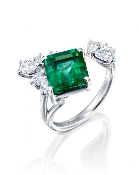 One Of a Kind Emerald Ring