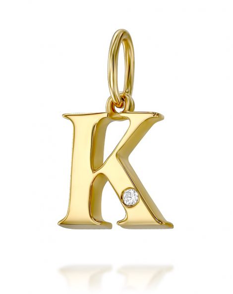 Letter K Mini Pendant