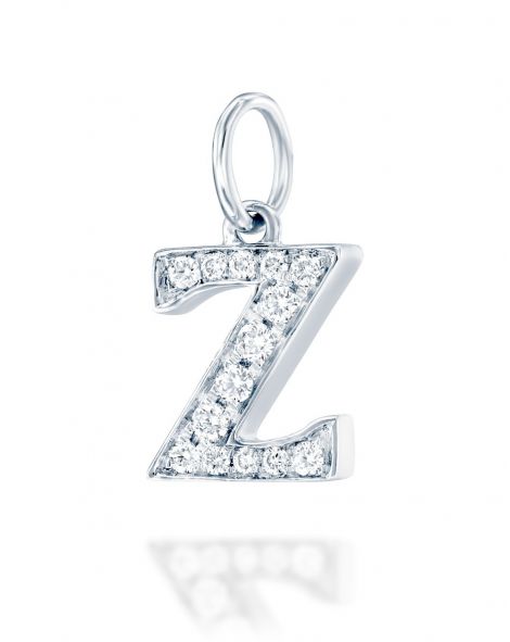 Letter Z Diamond Pendant