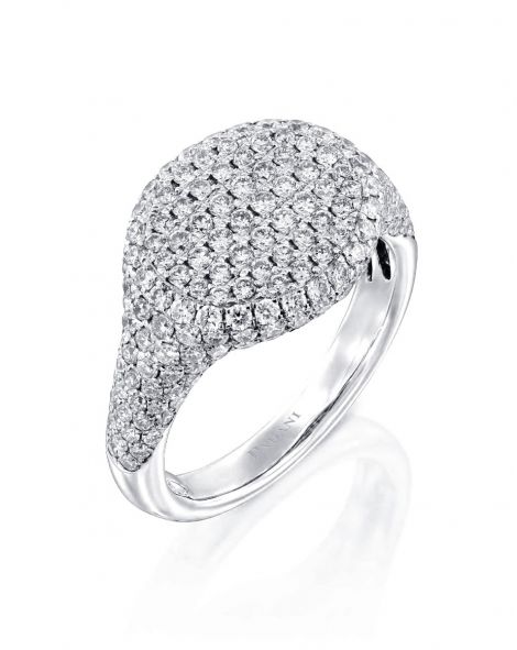 Diamonds Signet Ring