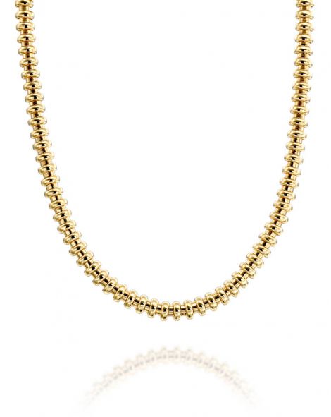 Gold By Padani Disk Necklace