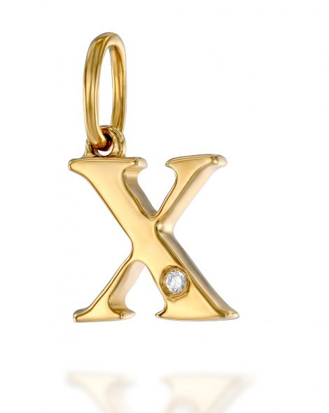Letter X Mini Pendant