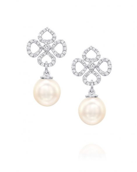 Violetto White Pearl & Diamonds 