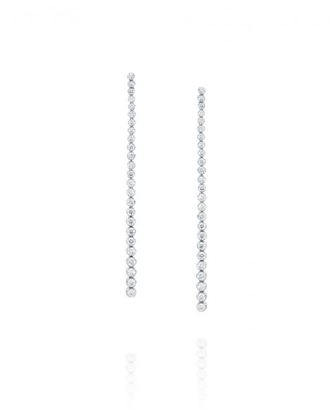 Long Diamond Earrings