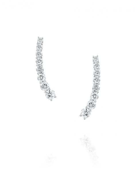 Diamond Climber Earrings