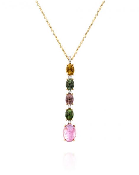 Nanis Multicolor Tourmaline Necklace