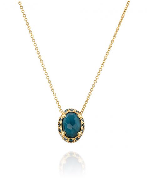 Nanis Blue Topaz Necklace