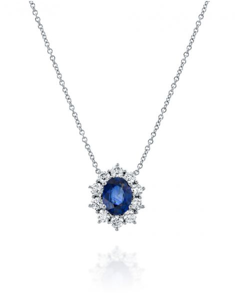 Blue Sapphire Necklace