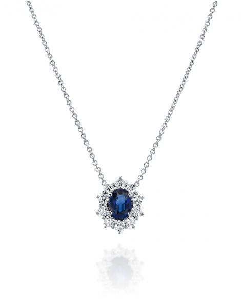 Blue Sapphire Necklace
