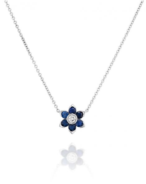 Blossom By Padani Sapphire Necklace