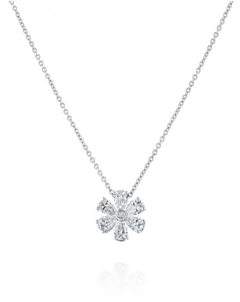 Flower Diamond Necklace