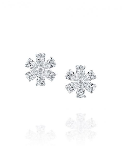Flower Diamond Earrings
