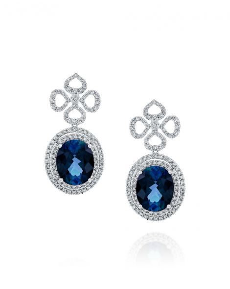 Violetto Indicolite Earrings