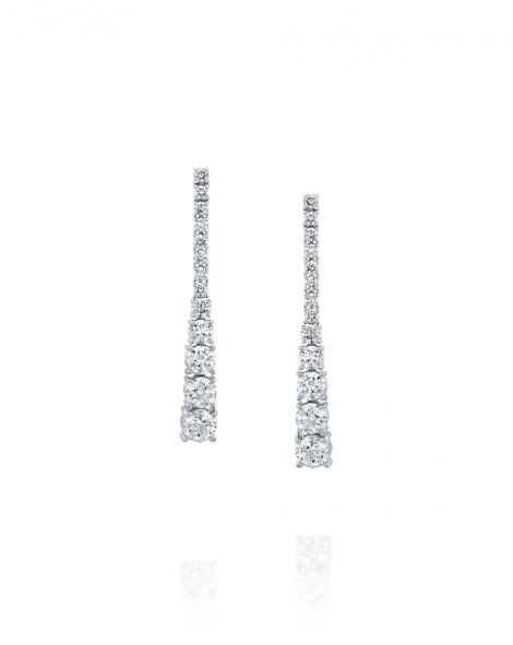 Long Diamond Earrings