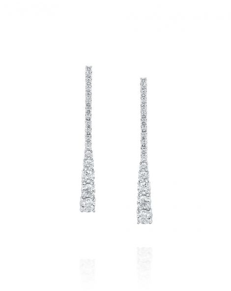 Long Diamond Earrings