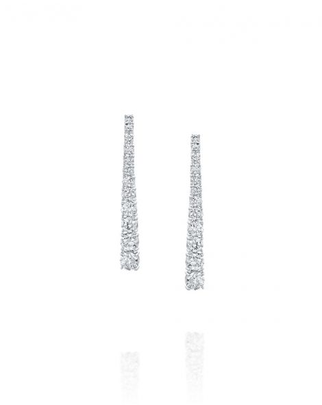 Long Diamond Earrings