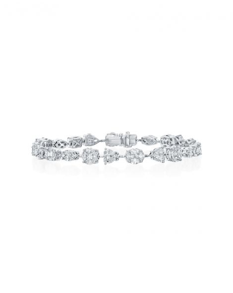 Multi Shape Diamond Bracelet