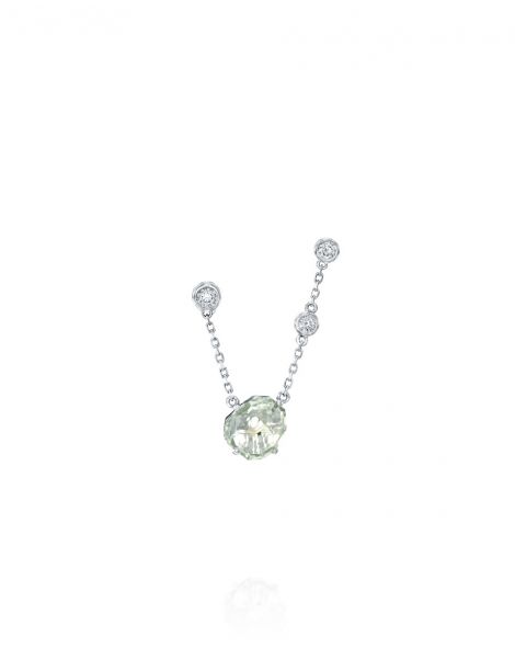 Diamond Streams Amethyst Earring