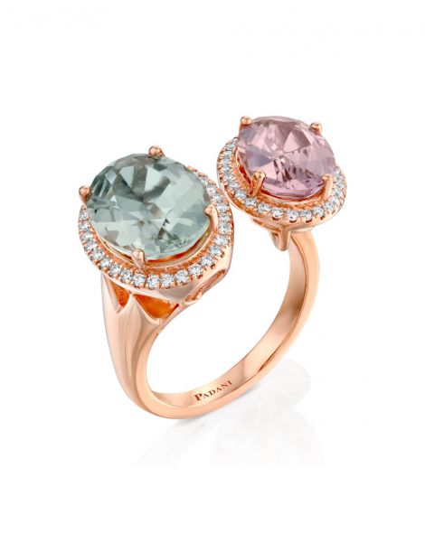 Midnight Pink Tourmaline Ring