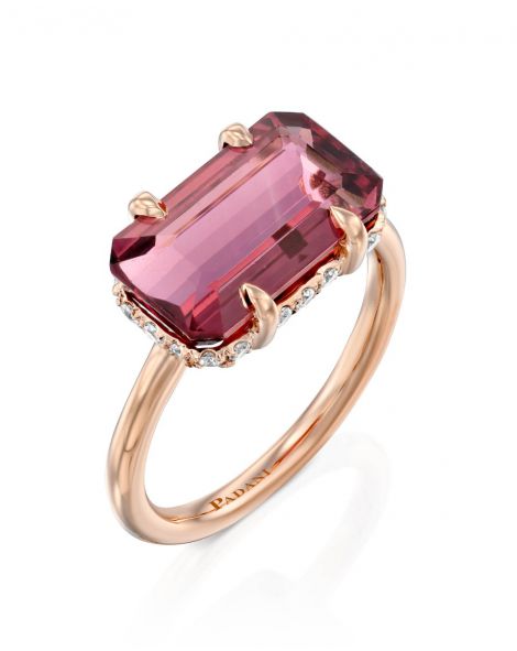 Midnight Pink Tourmaline Ring