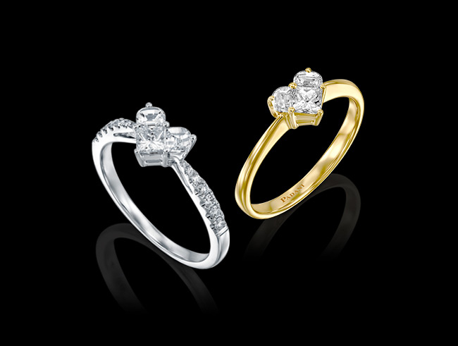 טבעות זהב ויהלומים